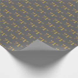 Grå, Falskt Guld 71:a (Sjuttioförsta) Händelse Presentpapper