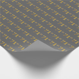 Grå, Falskt Guld 71:a (Sjuttioförsta) Händelse Presentpapper