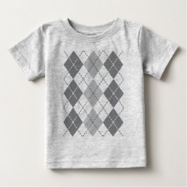 Grå färg Argyle Tee