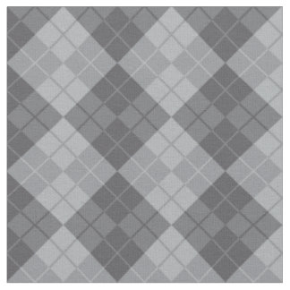 Grå färg Argyle Tyg