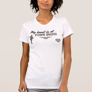 Grå färg för Fort Drum T-tröjadesign Tröja