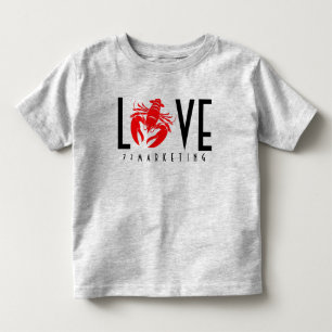 Grå färg för skjorta för kärlekkräftorsmåba t shirt