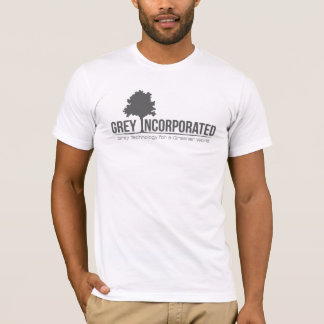 Grå färg inkorporerad utslagsplats t shirt