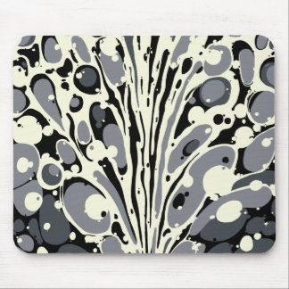 Grå färg marmorerade Mousepad Musmatta