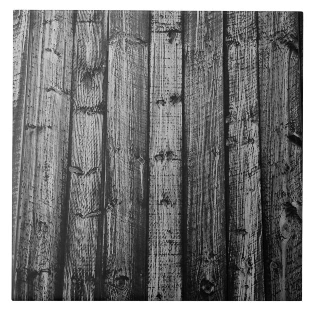 Grå färg ridit ut trä stiger ombord struktur kakelplatta (Framsidan)