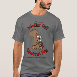 Grå färg SquirrelFry09 T-shirt