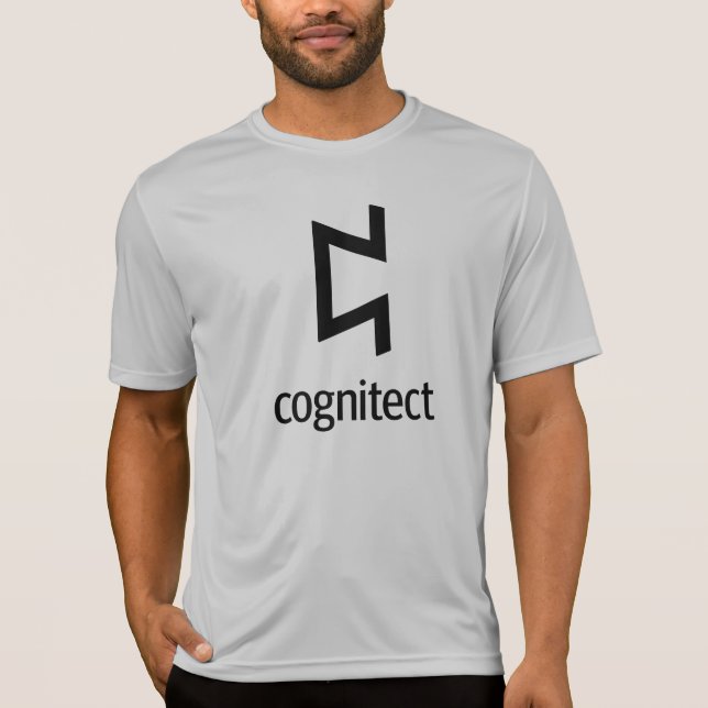Grå färgCognitect idrotts- skjorta Tee (Framsida)