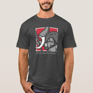 Grå färggnomen spelar T-tröja T Shirt