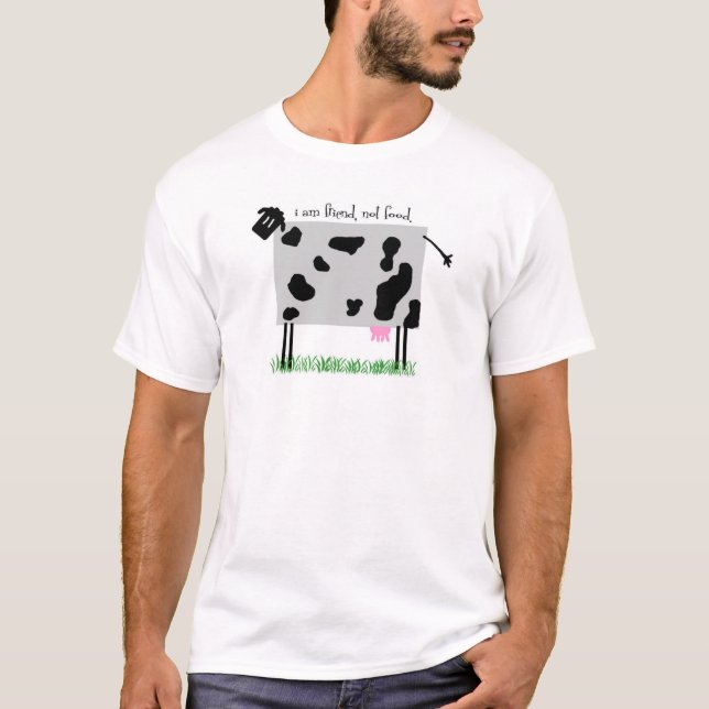 Grå färgko tee shirt (Framsida)