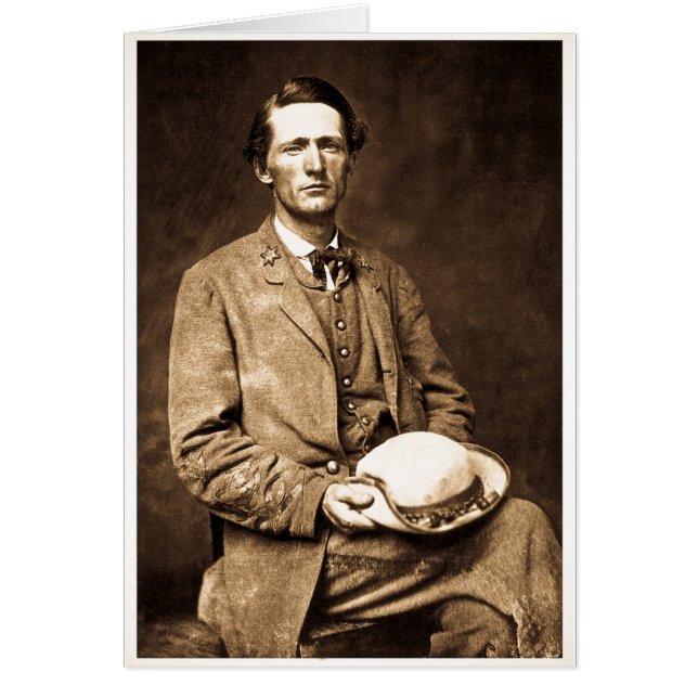 Grå färgspöken - Col. John S. Mosby Hälsningskort (Framsidan)