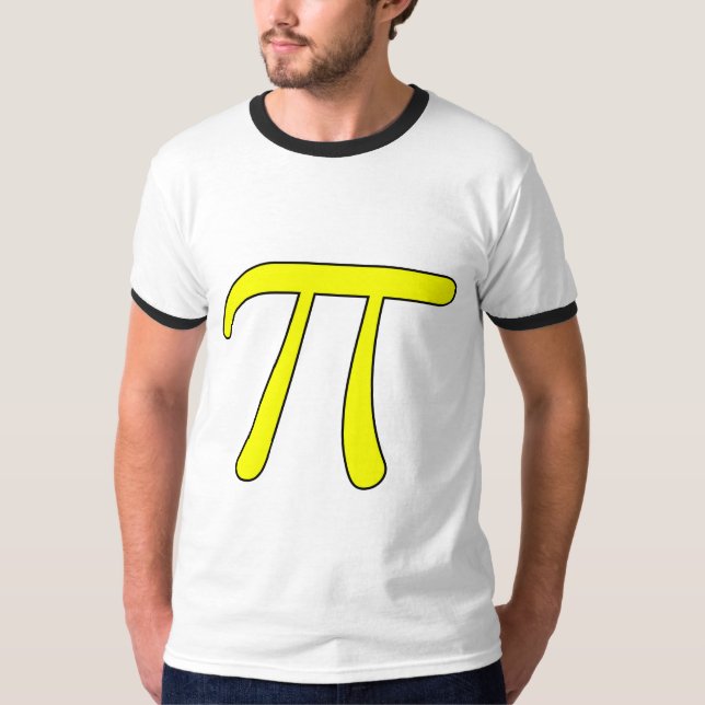 Grå färgsvartgrått gulnar Math för symbol för T Shirt (Framsida)