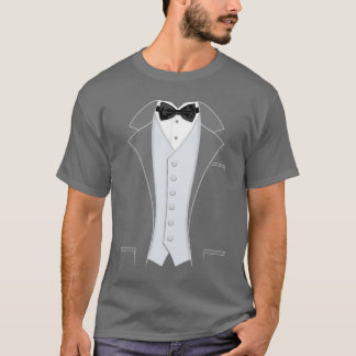Grå färgtrycksmoking tee