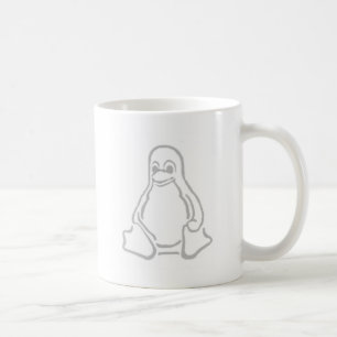 Grå färgtux kaffemugg