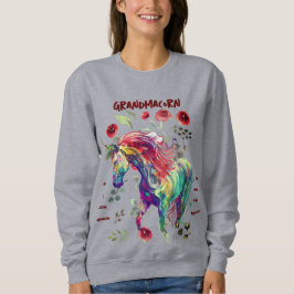 (Grå) Farmor Enhörning T Shirt
