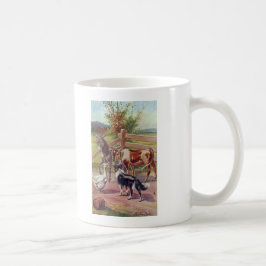 Grå Gås Med Alla Sina Vänner Kaffemugg