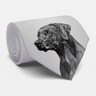 Grå geometrisk hund slips