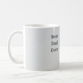 Grå golfklubbsboll Bästa pappa Kaffemugg