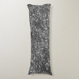 Grå grafit böjd grov textur kroppskudde