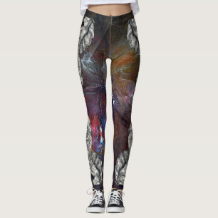 Grá karismatisk Nebula Leggings