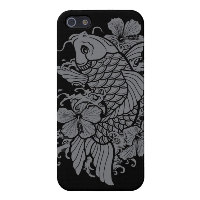 Grå Koi fisk iPhone 5 Skal (Baksidan)