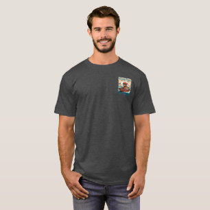 Grå koltröja med Heather-effekt T Shirt
