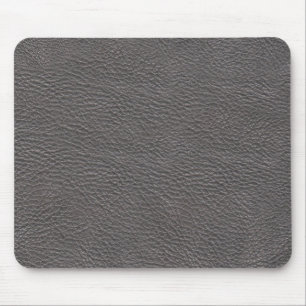 Grå läderstrukturmousepad musmatta