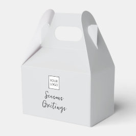 Grå logotyp text kampanj affärspackaging presentaskar