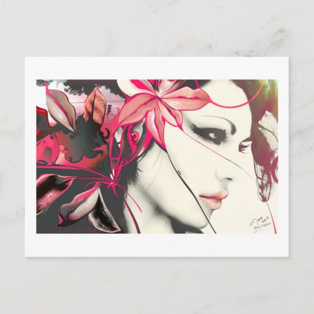 Grå materiavykort vykort (Framsida)