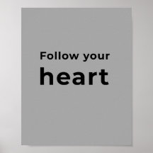 Grå minimalistisk väggkonst typografi