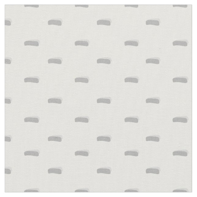 Grå minimalistiska streck på vit tyg (Närbild)