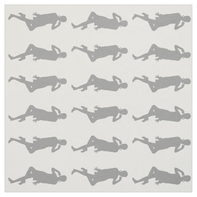 Grå modiga GoGo-flickor Tyg (Provkarta)