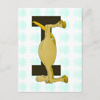 grå monogram I zazzle no Shadow.png Vykort