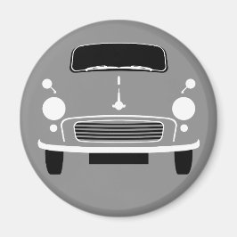 Grå Morris Minor Kylskåp Magnet