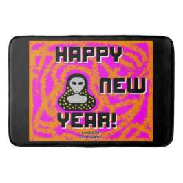 Grå nyårsmat i Önskemål Badrumsmatta