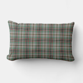Grå och grön klan Craig skotsk plaid Lumbarkudde