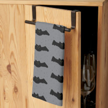 Grå och svarta Halloween-fladdermöss