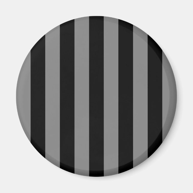 Grå och svarta ränder magnet (Framsidan)
