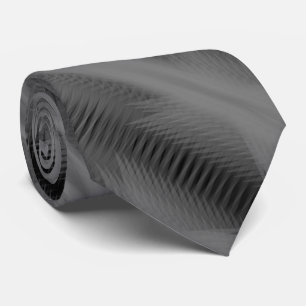 Grå på svart futuristisk abstrakt diagonalt mönste slips