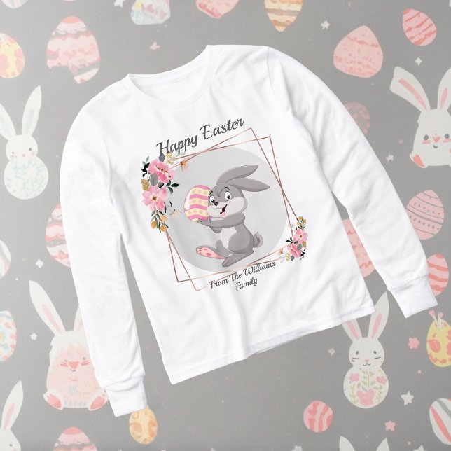 Grå påskharen personlig  t shirt (Skapare uppladdad)