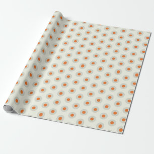 Grå prickar med gul mitt pp3 presentpapper