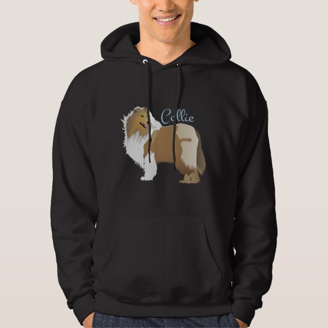 Grå råkollie hoodie (Framsida)