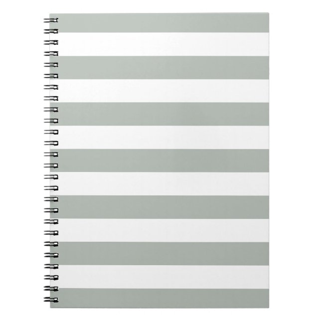 Grå randigt mönster anteckningsblock (Framsidan)