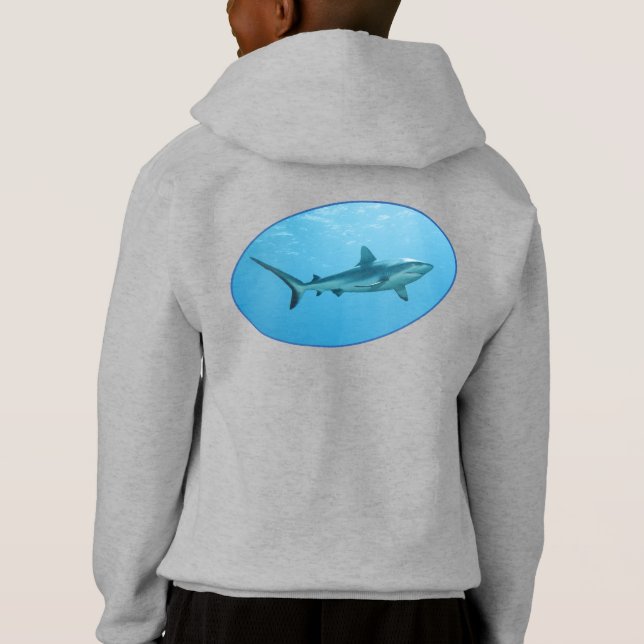 Grå revhaj, Yap Island - Fotografisk design | T Shirt (Baksida)
