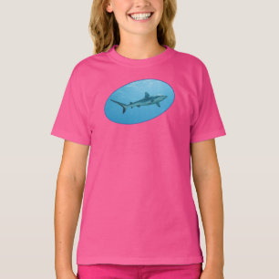Grå revhaj, Yap Island - Fotografisk design   T Shirt