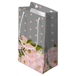 Grå    Rosa Peonies Bröllop