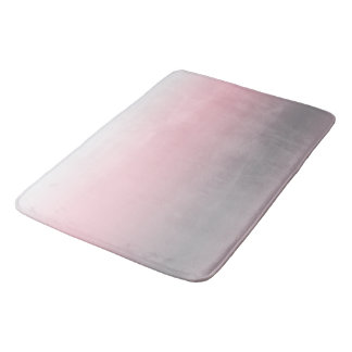 Grå rosa vit Ombre Badrumsmatta