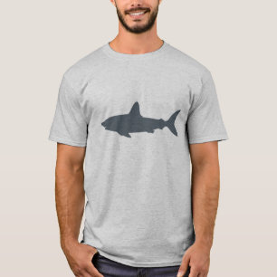 Grå Simmande Haj T Shirt