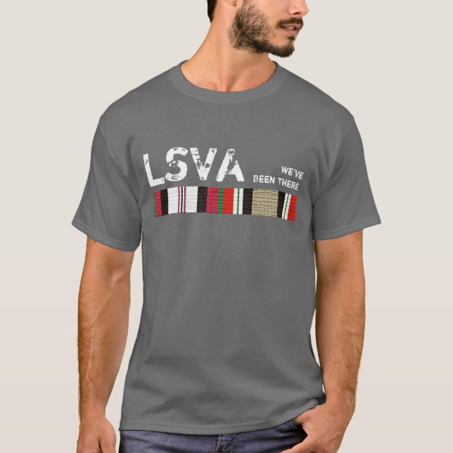 Grå skjorta för LSVA T-shirt (Framsida)