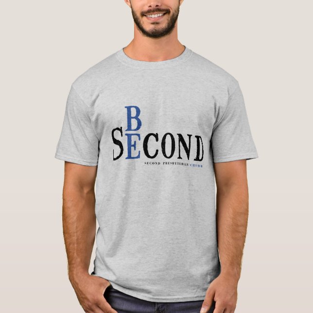 Grå skjorta för vuxen tee (Framsida)