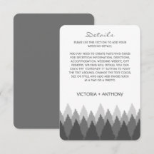 Grå Skogsområde Trälandskaps Bröllopsdetalj